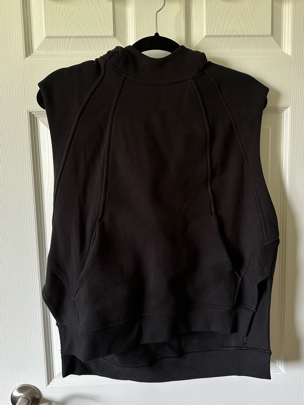 Lululemon Sleeveless Black Hoodie Vest
